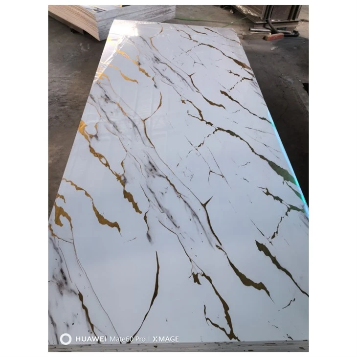 לוח קיר PVC ציפוי UV Mármol